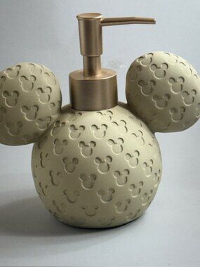Vintage Walt Disney Soap Dispenser Mickey Mouse Ears Lotion Pump Jay Franco Bath